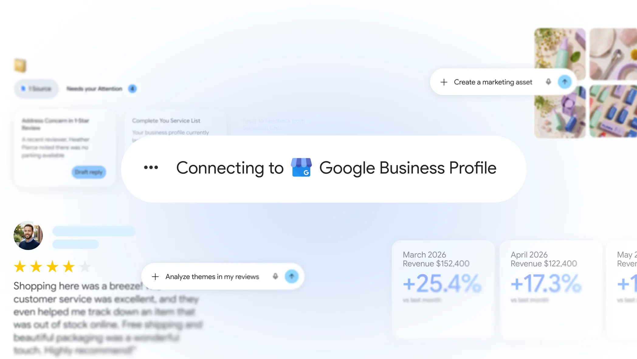 Google Business Profile now connects with GA4 and is managed through Gemini
